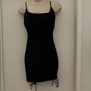 Windsor Black Spaghetti Strap Mini Dress